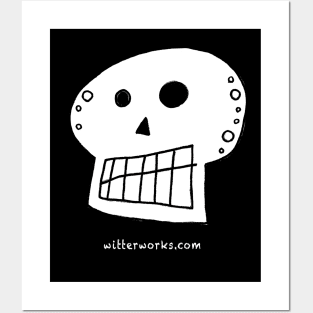 Silly Skull by Witterworks Posters and Art